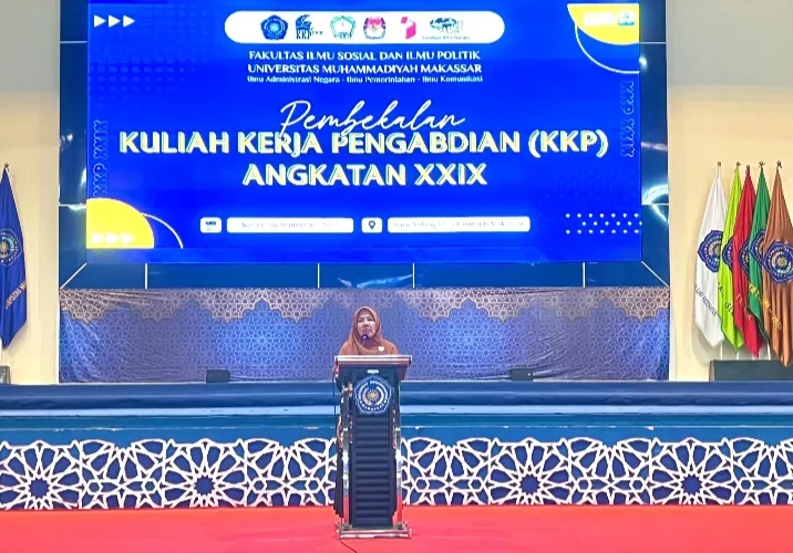 304 Mahasiswa KKP Angkatan XXIX FISIP Unismuh Makassar Ikuti Pembekalan
