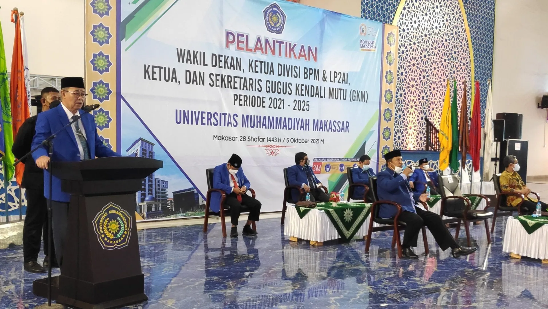 Rektor Unismuh Lantik Para Wakil Dekan dan Sejumlah Pejabat Kampus