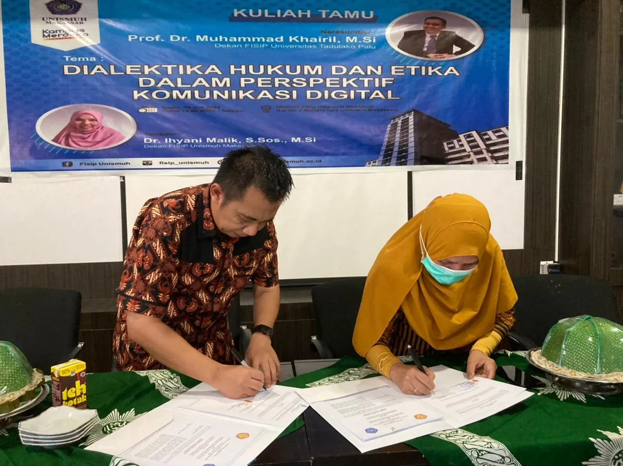 FISIP Unismuh &amp; FISIP Untad Palu Jalin Kerjasama  Implementasi MBKM