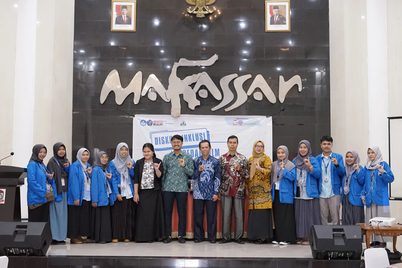 Gelar Diskusi dan Bedah Film inklusi, Mahasiswa PPG Unismuh Makassar Gandeng Yayasan PerDIK
