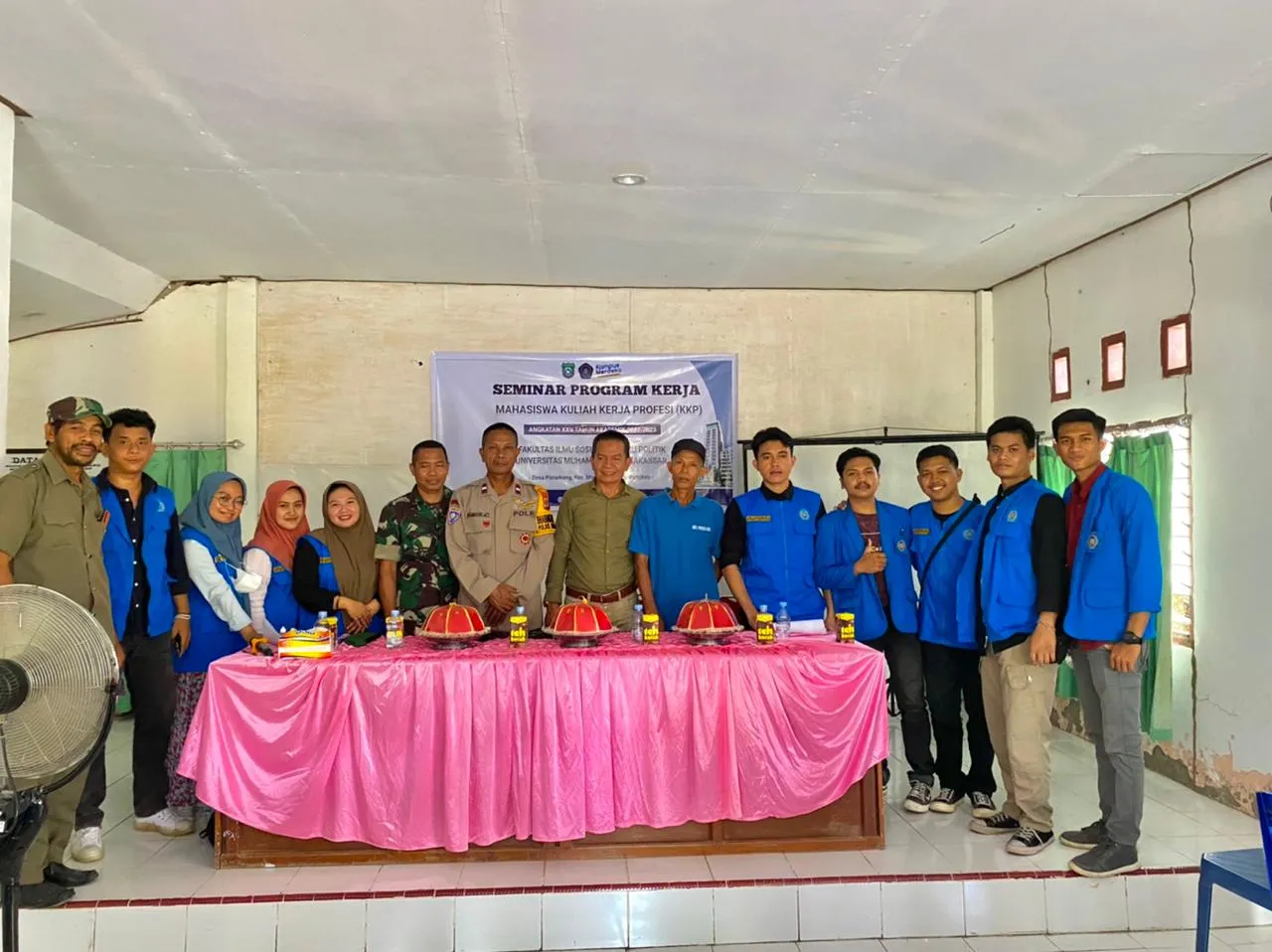 Mahasiswa KKP Unismuh Adakan Seminar, Ini Pesan Kades Panaikang Pangkep