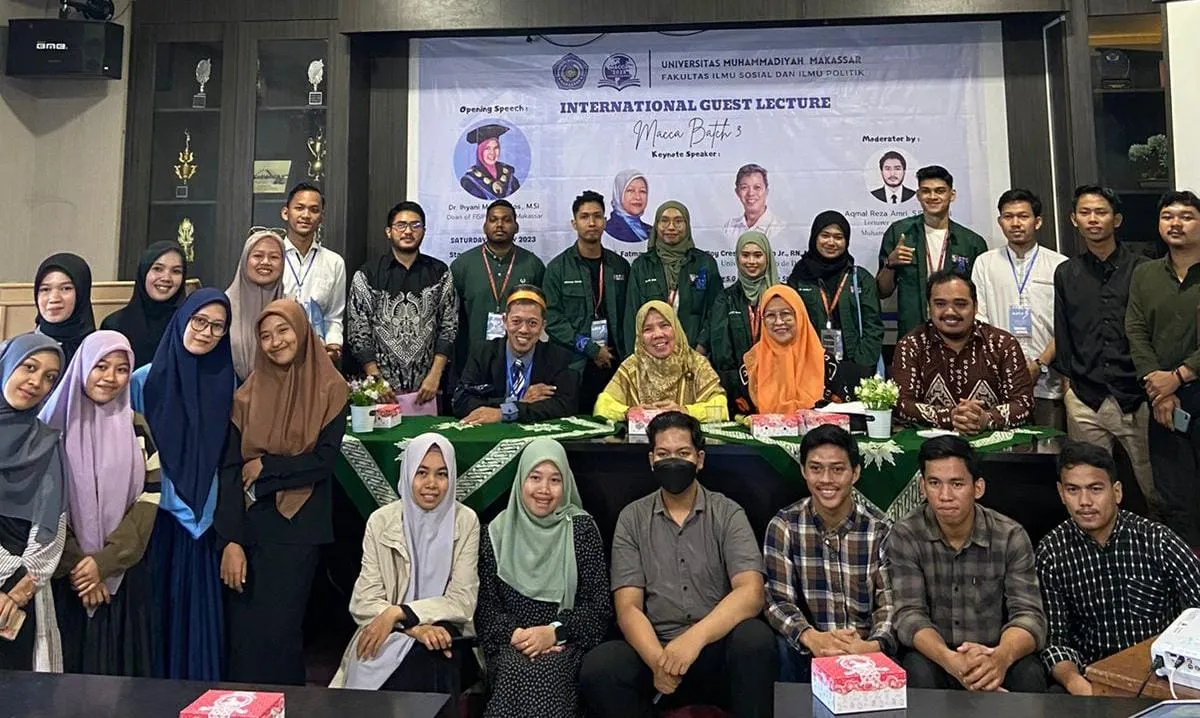 Fisip Unismuh Makassar Gelar Kuliah Tamu Internasional Narasumber Dosen Universitas Ateneo de Davao Filipina