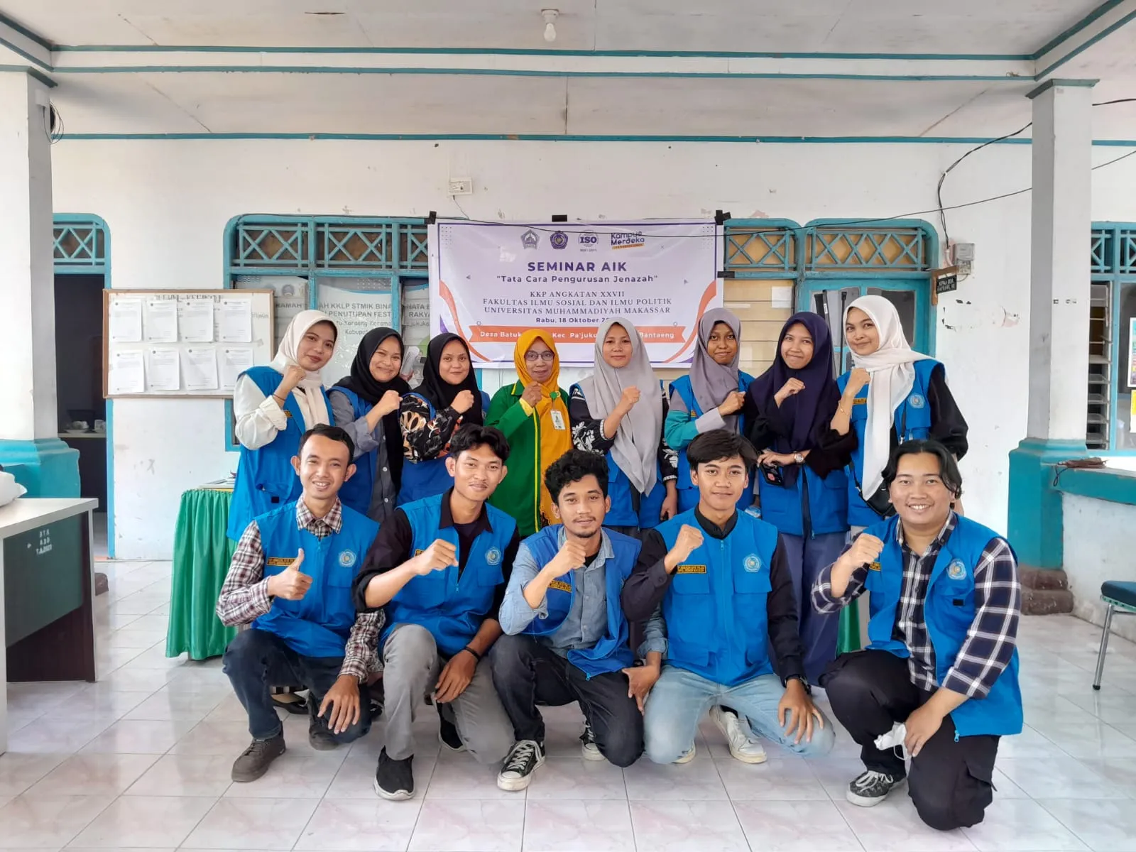 Mahasiswa KKP FISIP Unismuh Makassar Gelar Seminar AIK
