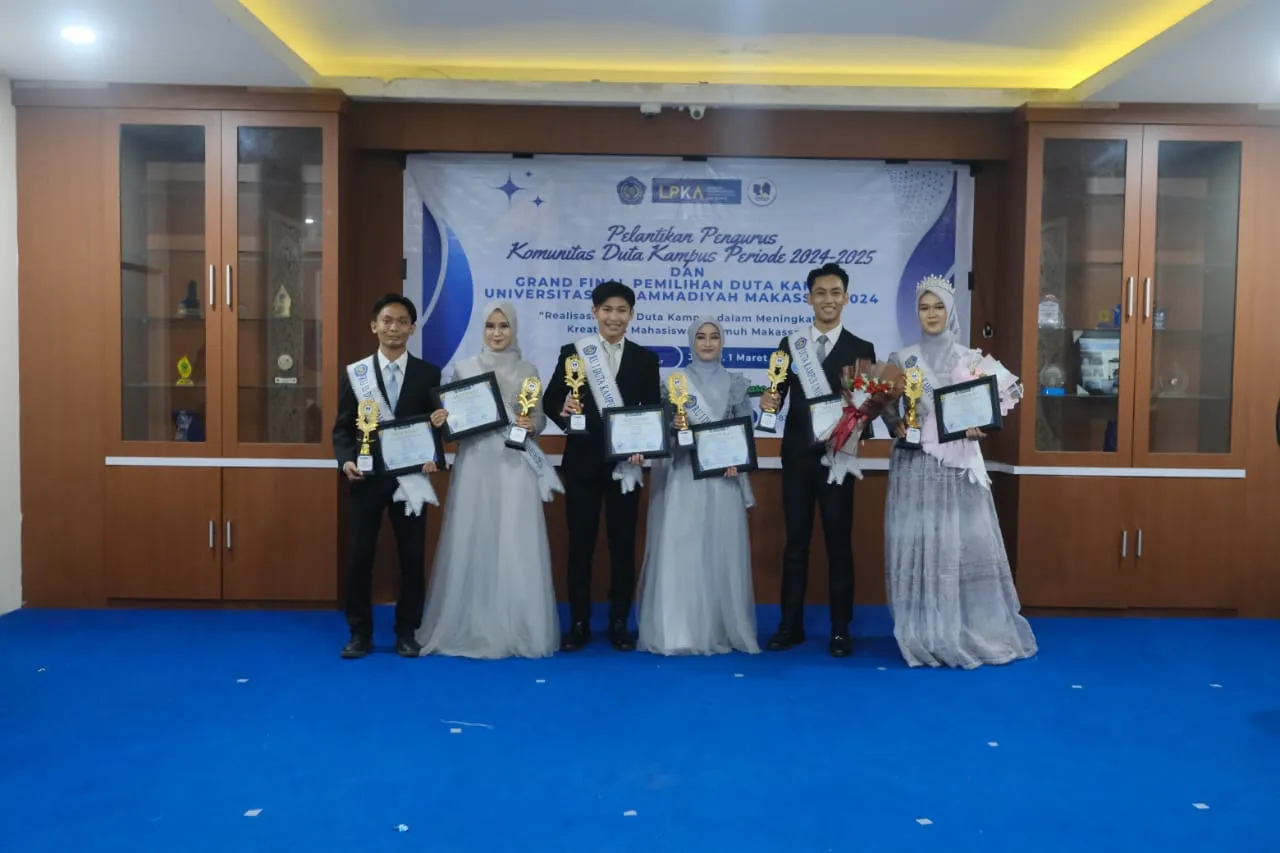 Inilah Pemenang Duta Kampus Unismuh Makassar Tahun 2024