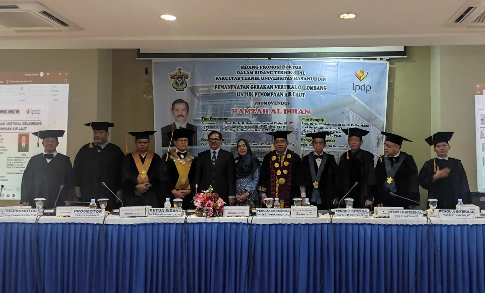 Dosen Unismuh Makassar Hamzah Al Imran Raih Doktor Teknik ke-239 di Unhas