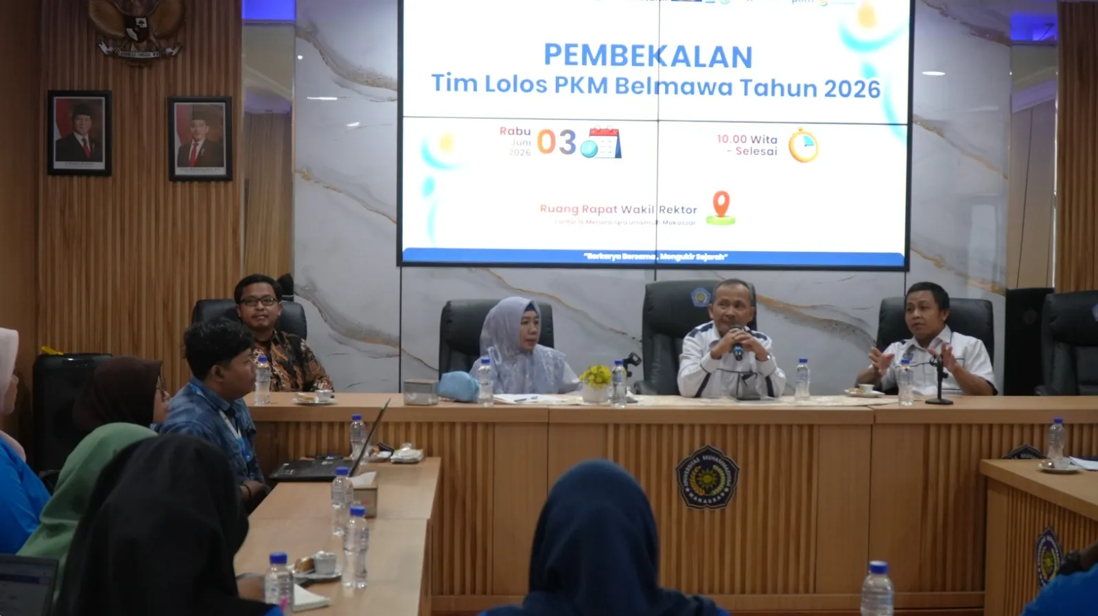 Capaian PKM Unismuh Makassar Meningkat, Tujuh Tim Disiapkan Menembus Pimnas 2026