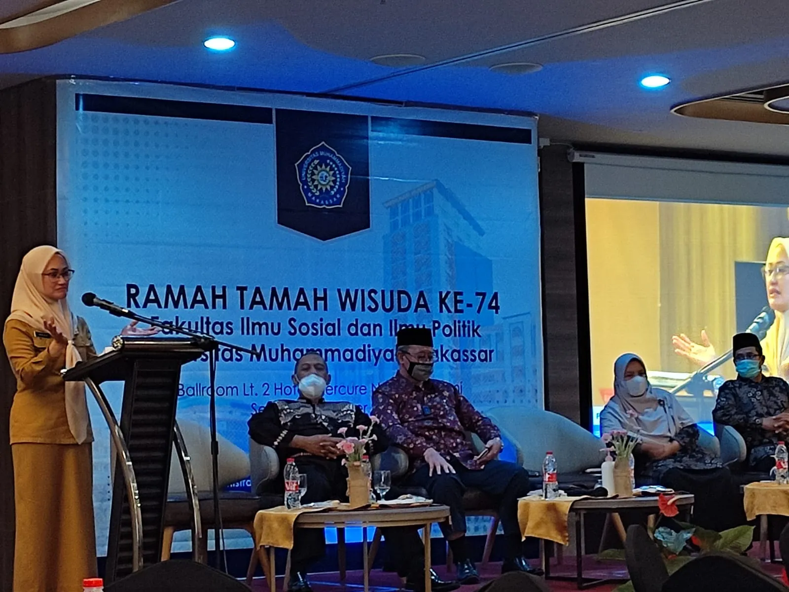 Hadiri Ramah Tamah FISIP Unismuh, Begini Pesan Rektor Prof Ambo Asse