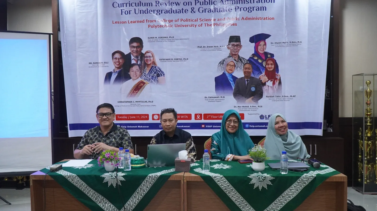 Unismuh Makassar Gandeng Universitas Filipina Tingkatkan Mutu Kurikulum Administrasi Publik