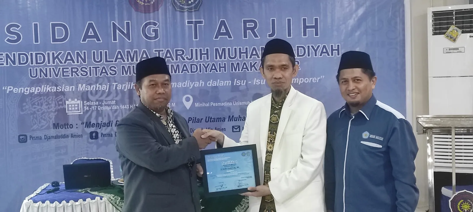 Unismuh Gelar Sidang Tarjih PUT Muhammadiyah, Hadirkan Pengurus Majelis Tarjih PP Muhammadiyah Bawakan Kuliah Umum