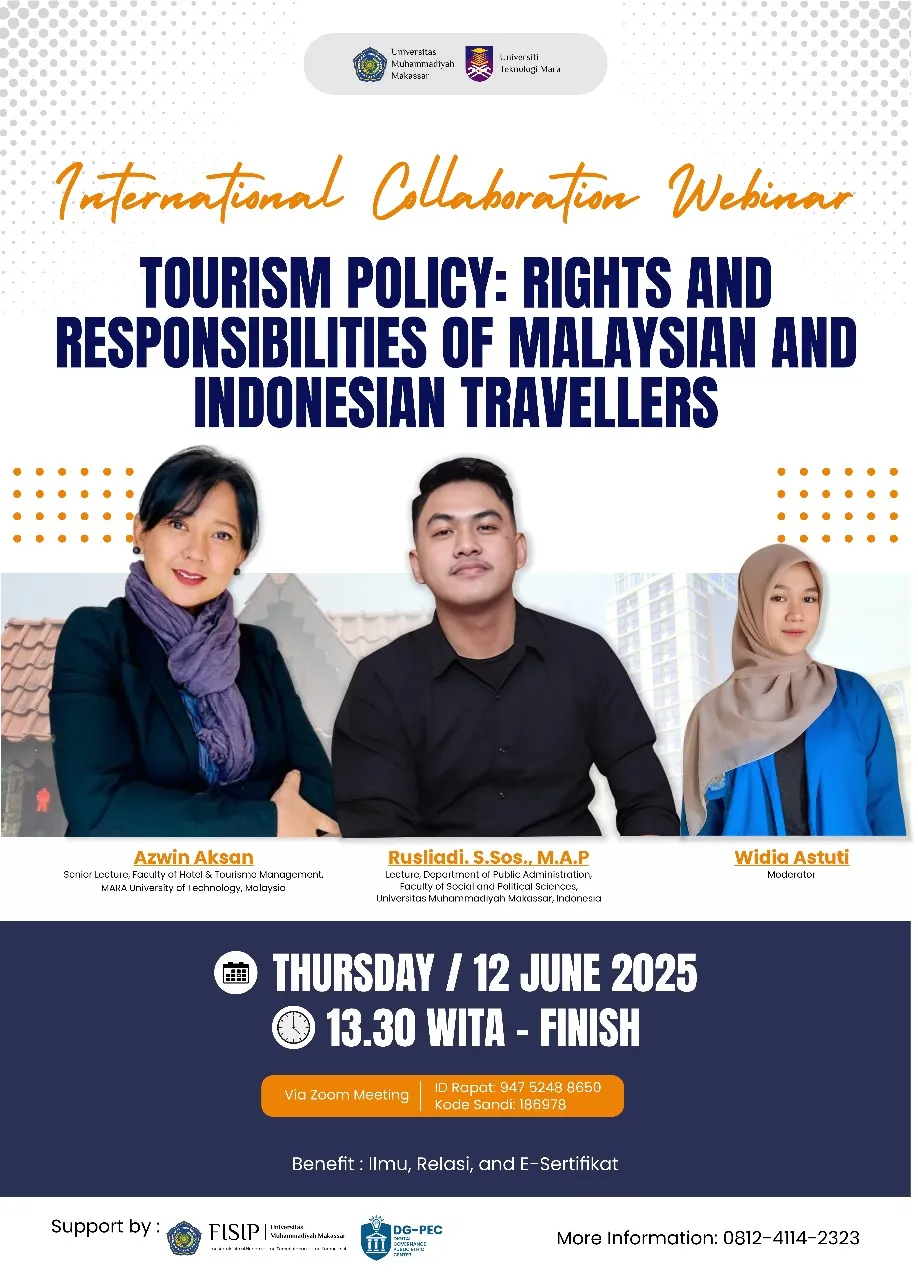 Dosen Unismuh dan UiTM Malaysia Bahas Etika dan Kebijakan Wisatawan