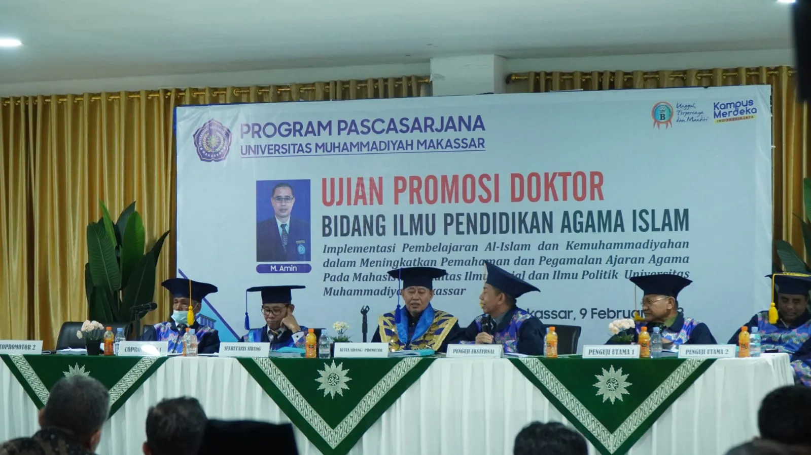 Wakil Dekan IV FISIP Unismuh Raih Gelar Doktor Pendidikan Agama Islam
